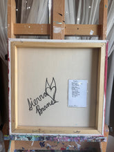 Load image into Gallery viewer, "Benefiting" Original Abstract Drip Painting Infused With Amethyst On Canvas