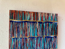 Load image into Gallery viewer, "Breaking Through Challenges" Original Abstract Drip Painting Infused With Selenite