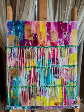 Load image into Gallery viewer, "Madness" Original Abstract Drip Painting Infused With