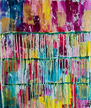 Load image into Gallery viewer, "Madness" Original Abstract Drip Painting Infused With