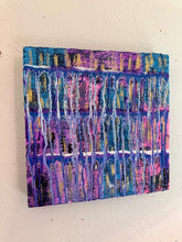 Load image into Gallery viewer, "Magic Within The Chaos" Original Abstract Painting Infused With Rose Quartz And Moonstone