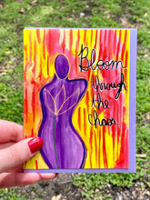 Load image into Gallery viewer, &quot;Bloom Through The Chaos&quot; Greeting Card
