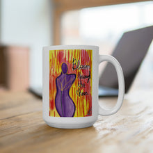 Load image into Gallery viewer, &quot;Bloom Through The Chaos&quot; Ceramic Mug
