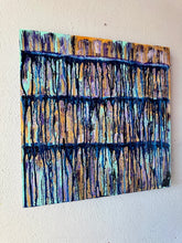 Load image into Gallery viewer, &quot;A Change In Direction&quot; Original Abstract Painting Infused With Rose Quartz
