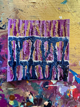 Load image into Gallery viewer, "Abundance Flow" Small Original Abstract Painting Infused With Moonstone
