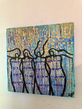 Load image into Gallery viewer, &quot;Embracing The Gold&quot; Original Abstract Figurative Painting

