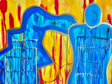 Load image into Gallery viewer, &quot;Embracing Our Imperfections&quot; Original Abstract Figurative Painting
