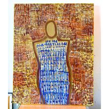 Load image into Gallery viewer, &quot;Here Comes The Sun&quot; Original Abstract Figurative Painting
