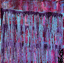 Load image into Gallery viewer, &quot;Healing Within Bright Colors&quot; Original Abstract Painting infused With Clear Quartz And Selenite
