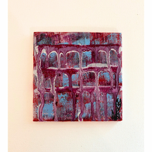 Load image into Gallery viewer, &quot;I Am Joy, Light, And Pure Positive Energy&quot; Original Abstract Painting On Ceramic Tile
