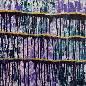 "Patterns And Colors" Original Abstract Painting Infused With