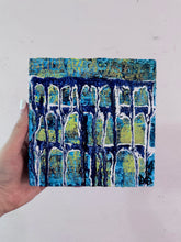 Load image into Gallery viewer, &quot;Protect Your Energy&quot; Small Original Abstract Painting Infused With Amethyst
