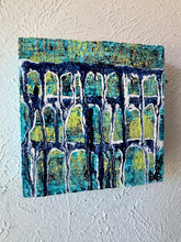 Load image into Gallery viewer, &quot;Protect Your Energy&quot; Small Original Abstract Drip Painting Infused With Amethyst
