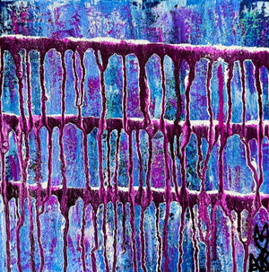 "Trusting The Process" Original Abstract Painting Infused With Citrine