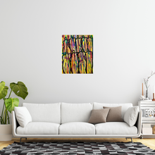 Load image into Gallery viewer, &quot;A Different Rhythm&quot; Original Abstract Figurative Painting On Wood Panel
