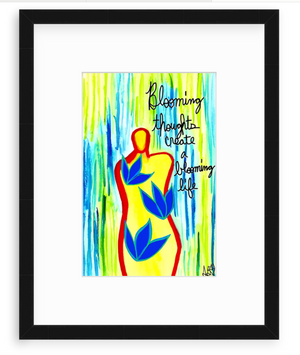 "Blooming Thoughts" Art Print